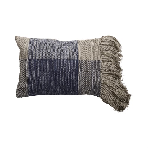 Cushioncover Vanja 40x60cm blue/beige